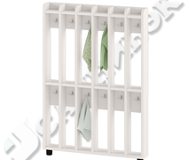 Вешалка напольная (6 ячеек) ДУ-ВН6-1