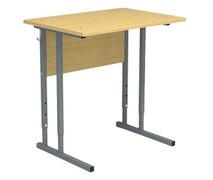 Школьная парта регулируемая 1 местная- СР-35(57)-1м