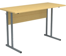 Школьная парта нерегулируемая 2 местная- СУ-005-2м/(1-7)