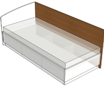 Спинки для кроватей торцевые (К340,341)