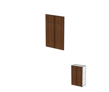 Двери для широких стеллажей без замка ДШД32.07к.        