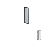 Дверь алюминиевая без замка ДШД34.07.        