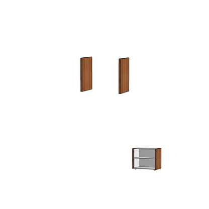 Портал боковой для стеллажа ДШД38.52к           460х38х686 