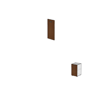 Двери для узких стеллажей без замка ДШД52.07.        